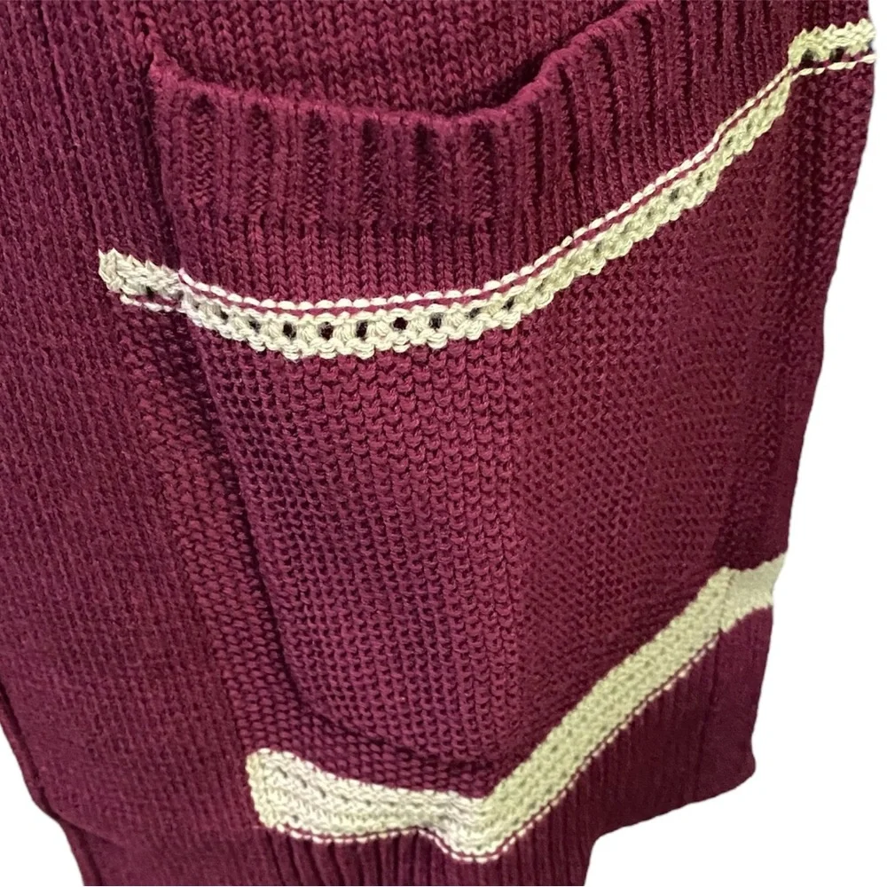 Lety and Me Knitted Hooded Cardigan Size Medium NWOT - Picture 8 of 9